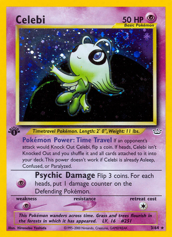Celebi (3/64) [Neo Revelation 1st Edition] Pokémon
