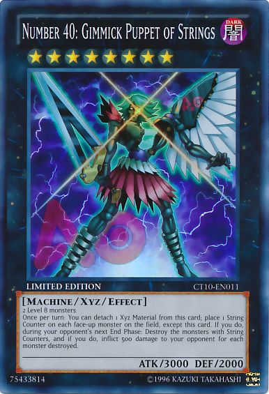 Number 40: Gimmick Puppet of Strings [CT10-EN011] Super Rare Yu-Gi-Oh!
