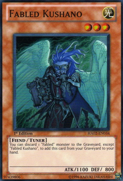Fabled Kushano [HA02-EN034] Super Rare Yu-Gi-Oh!