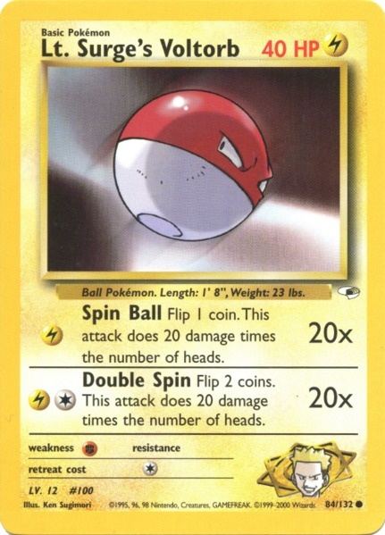 Lt. Surge's Voltorb (84/132) [Gym Heroes Unlimited] Pokémon