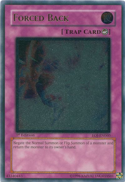 Forced Back [EOJ-EN060] Ultimate Rare Yu-Gi-Oh!