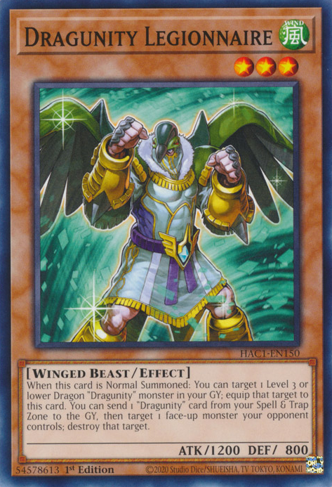 Dragunity Legionnaire [HAC1-EN150] Common Yu-Gi-Oh!