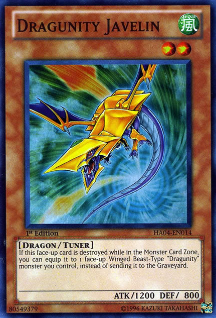 Dragunity Javelin [HA04-EN014] Super Rare Yu-Gi-Oh!