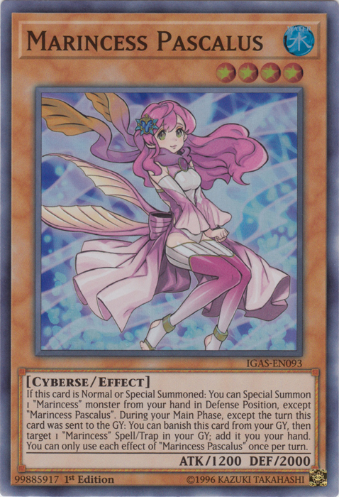 Marincess Pascalus [IGAS-EN093] Super Rare Yu-Gi-Oh!