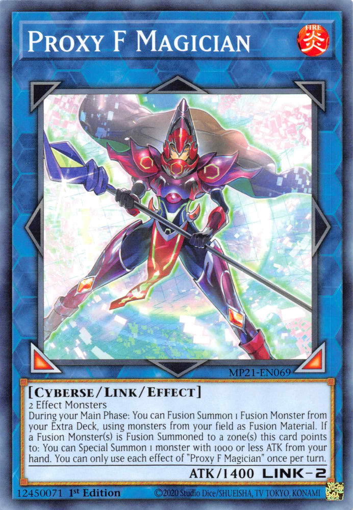 Proxy F Magician [MP21-EN069] Common Yu-Gi-Oh!