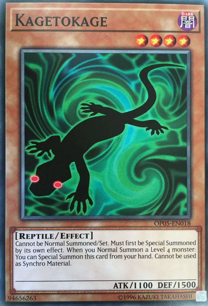 Kagetokage [OP05-EN018] Common Yu-Gi-Oh!