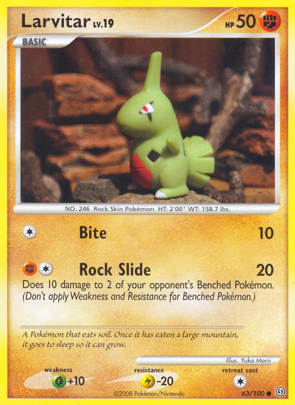 Larvitar (63/100) [Diamond & Pearl: Stormfront] Pokémon