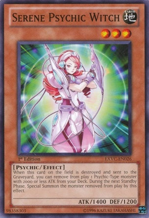 Serene Psychic Witch [EXVC-EN026] Common Yu-Gi-Oh!
