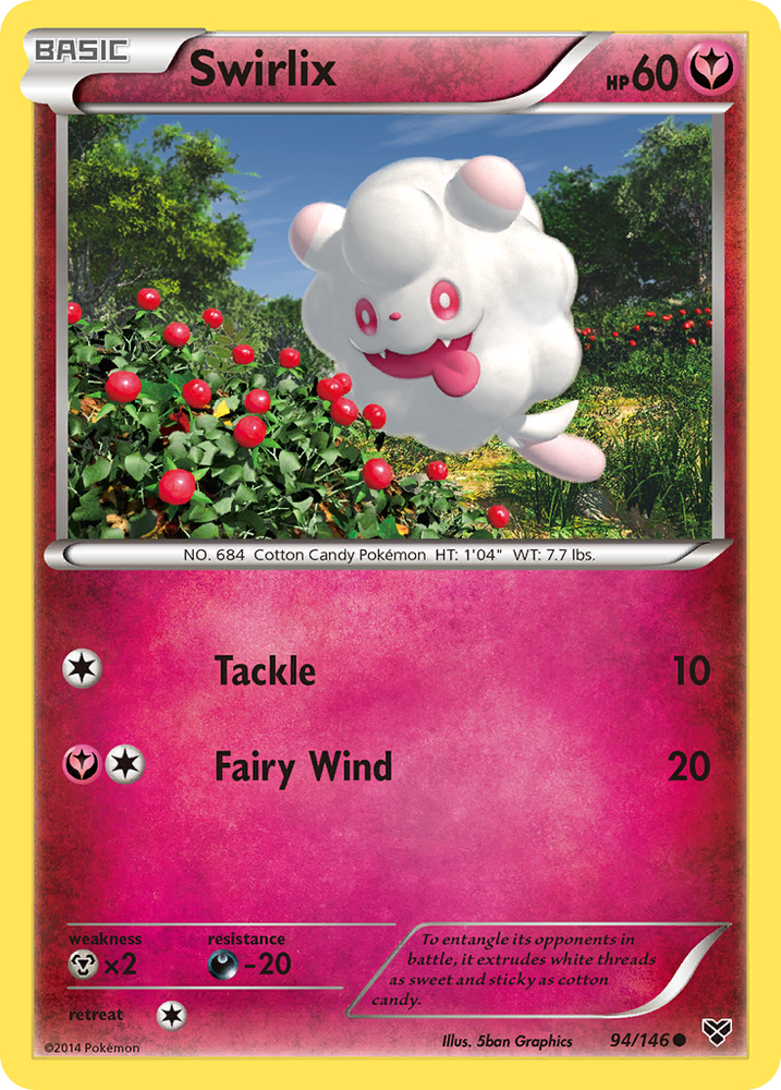 Swirlix (94/146) [XY: Base Set] Pokémon