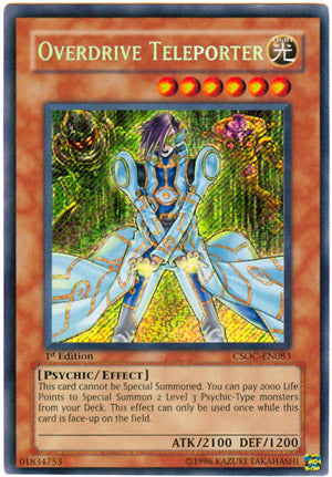 Overdrive Teleporter [CSOC-EN083] Secret Rare Yu-Gi-Oh!