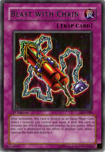 Blast with Chain [LOD-088] Rare Yu-Gi-Oh!
