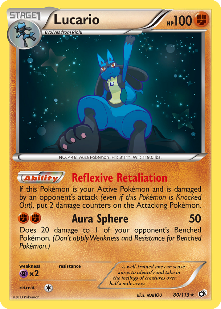 Lucario (80/113) [Black & White: Legendary Treasures] Pokémon