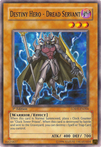 Destiny Hero - Dread Servant [LODT-EN004] Common Yu-Gi-Oh!