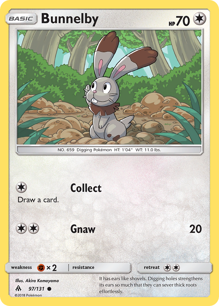 Bunnelby (97/131) [Sun & Moon: Forbidden Light] Pokémon