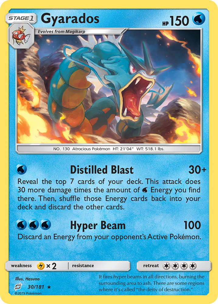 Gyarados (30/181) [Sun & Moon: Team Up] Pokémon