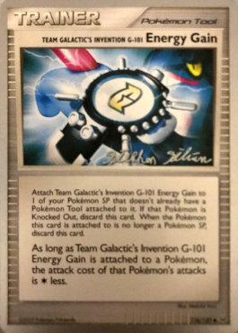 Team Galactic's Invention G-101 Energy Gain (116/127) (Luxdrill - Stephen Silvestro) [World Championships 2009] Pokémon