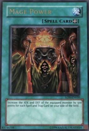 Mage Power [LON-EN050] Ultra Rare Yu-Gi-Oh!