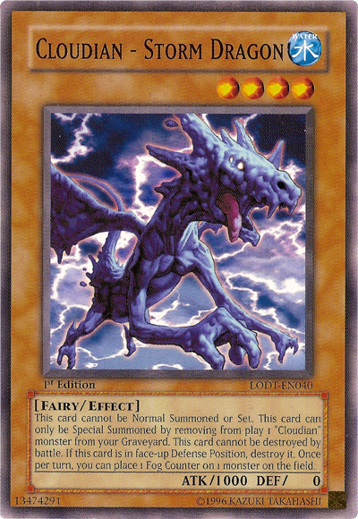 Cloudian - Storm Dragon [LODT-EN040] Common Yu-Gi-Oh!