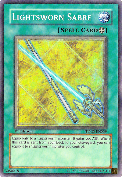 Lightsworn Sabre [TDGS-EN059] Super Rare Yu-Gi-Oh!