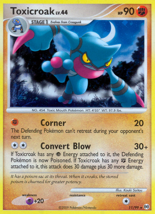 Toxicroak (11/99) [Platinum: Arceus] Pokémon