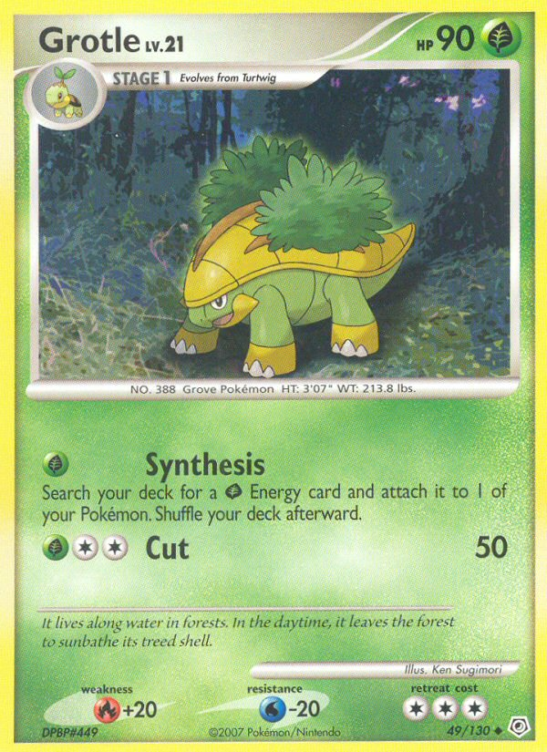 Grotle (49/130) [Diamond & Pearl: Base Set] Pokémon
