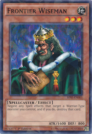 Frontier Wiseman [BP03-EN003] Shatterfoil Rare Yu-Gi-Oh!