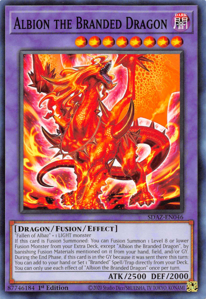 Albion the Branded Dragon [SDAZ-EN046] Common Yu-Gi-Oh!