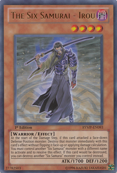 The Six Samurai - Irou [RYMP-EN093] Ultra Rare Yu-Gi-Oh!