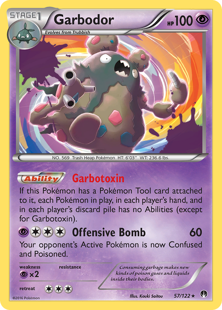 Garbodor (57/122) [XY: BREAKpoint] Pokémon