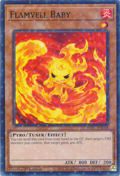 Flamvell Baby (Duel Terminal) [HAC1-EN068] Common Yu-Gi-Oh!