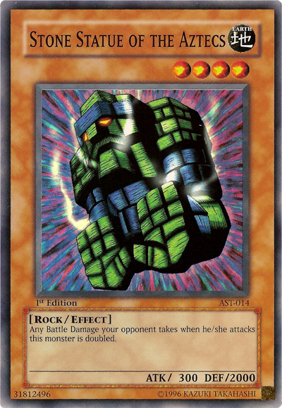 Stone Statue of the Aztecs [AST-014] Super Rare Yu-Gi-Oh!