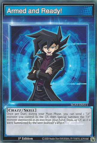 Armed and Ready! [SGX1-ENS11] Common Yu-Gi-Oh!