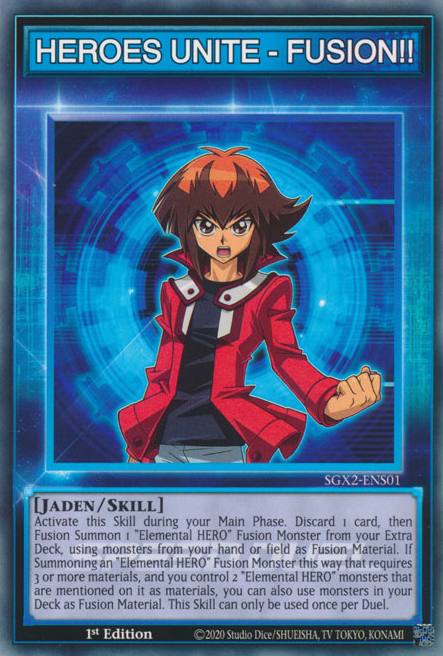 HEROES UNITE - FUSION!! [SGX2-ENS01] Common Yu-Gi-Oh!