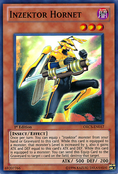 Inzektor Hornet [ORCS-EN017] Super Rare Yu-Gi-Oh!