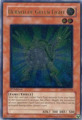 Herald of Green Light [EOJ-EN018] Ultimate Rare Yu-Gi-Oh!