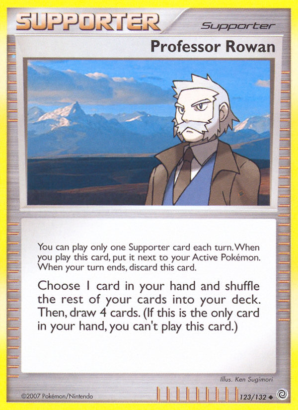 Professor Rowan (123/132) [Diamond & Pearl: Secret Wonders] Pokémon