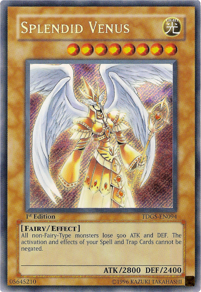 Splendid Venus [TDGS-EN094] Secret Rare Yu-Gi-Oh!