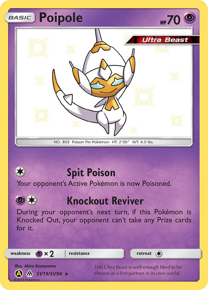 Poipole (SV19/SV94) [Sun & Moon: Hidden Fates - Shiny Vault] Pokémon