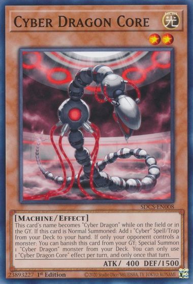 Cyber Dragon Core [SDCS-EN008] Common Yu-Gi-Oh!