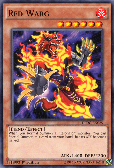 Red Warg [DPDG-EN025] Common Yu-Gi-Oh!