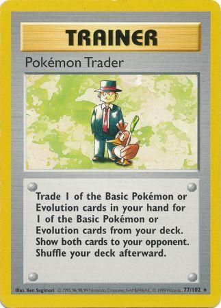 Pokemon Trader (77/102) [Base Set Shadowless Unlimited] Pokémon