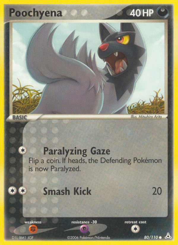 Poochyena (80/110) [EX: Holon Phantoms] Pokémon
