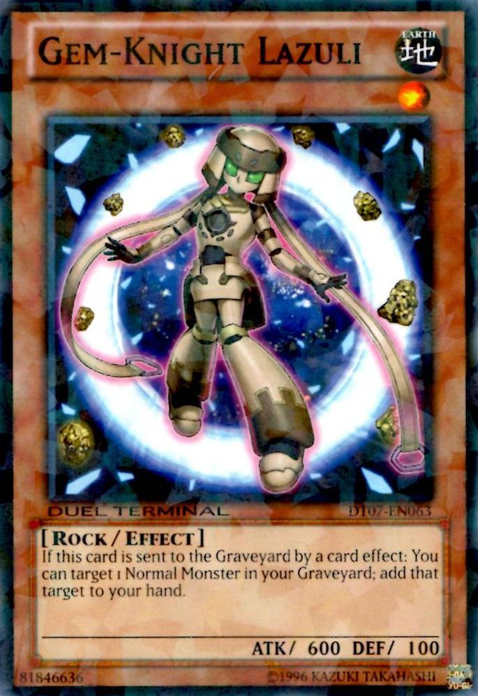 Gem-Knight Lazuli [DT07-EN063] Common Yu-Gi-Oh!