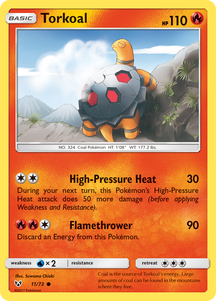 Torkoal (11/73) [Sun & Moon: Shining Legends] Pokémon