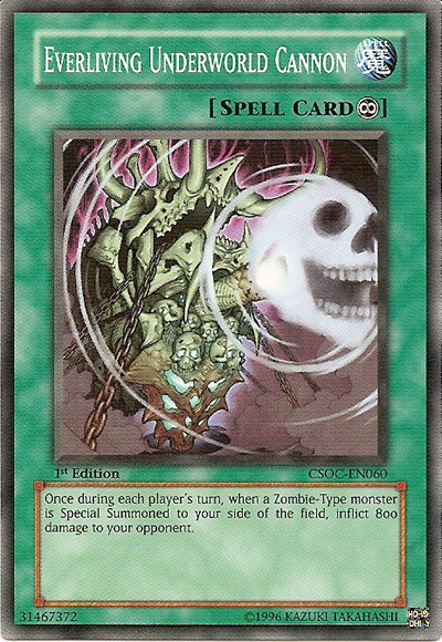 Everliving Underworld Cannon [CSOC-EN060] Common Yu-Gi-Oh!