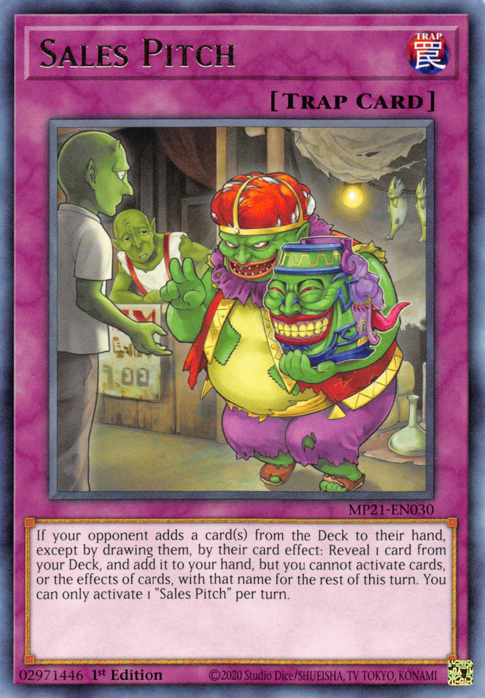 Sales Pitch [MP21-EN030] Rare Yu-Gi-Oh!