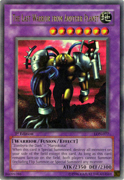 The Last Warrior from Another Planet [LON-077] Ultra Rare Yu-Gi-Oh!