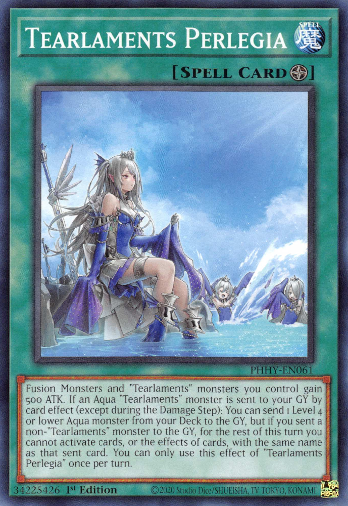 Tearlaments Perlegia [PHHY-EN061] Common Yu-Gi-Oh!