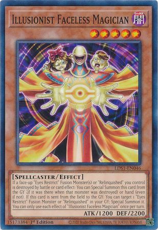 Illusionist Faceless Magician [LDS1-EN046] Common Yu-Gi-Oh!