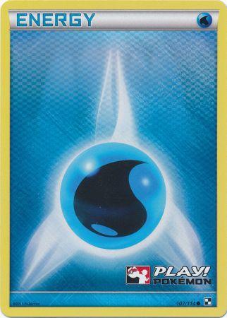 Water Energy (107/114) (Play Pokemon Promo) [Black & White: Base Set] Pokémon